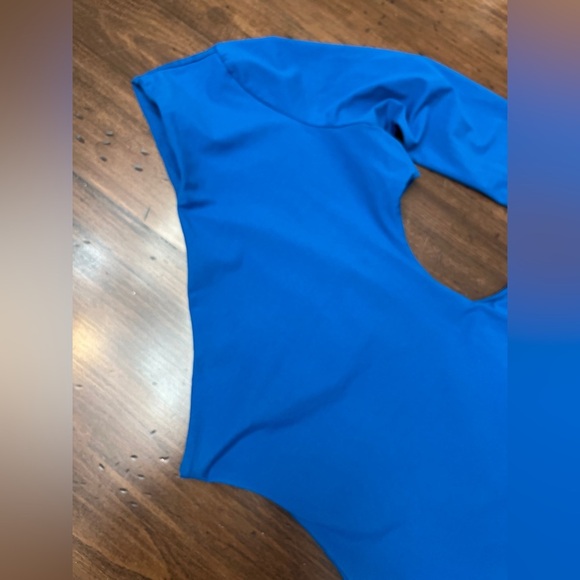 Superdown Katia Cut Out Dress Size Large Blue Bodycon Party Sexy Club Soft GUC - Picture 6 of 13